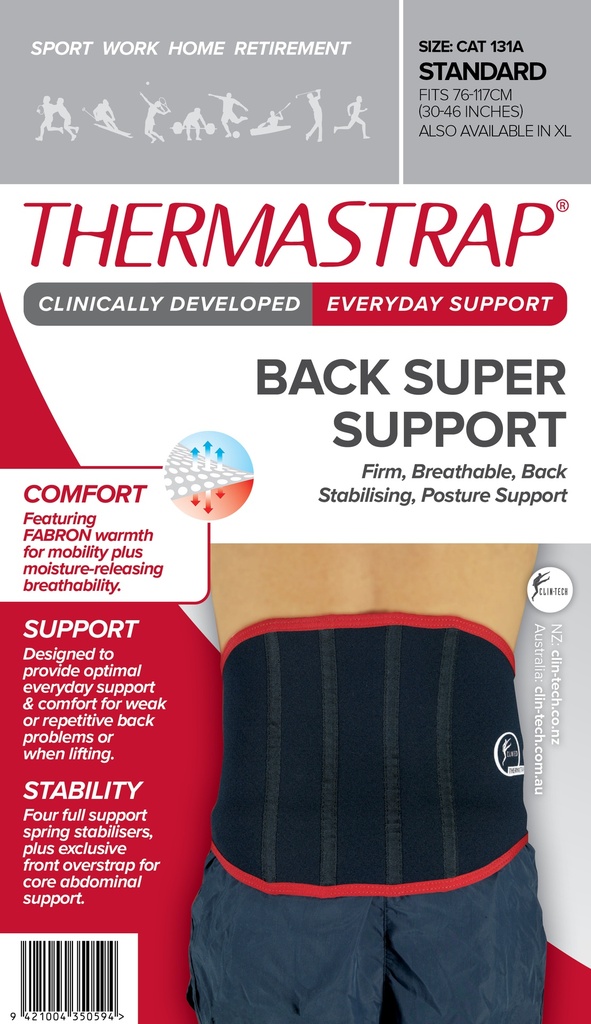 Thermastrap Super Back Support Standard