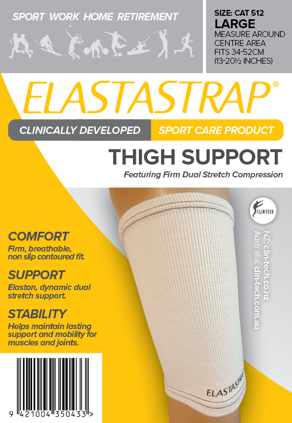 Elastastrap Compression Thigh Support L Beige