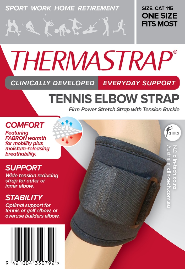 Thermastrap Tennis Elbow with Strap OSFM