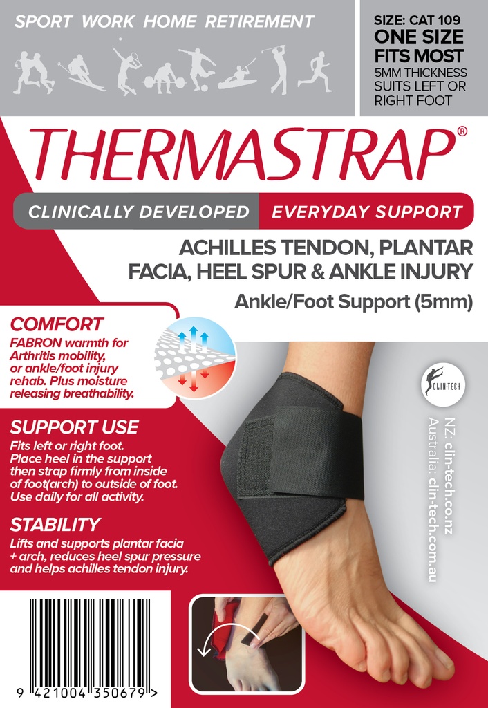 Thermastrap Ankle/Foot Support 5 mm OSFM