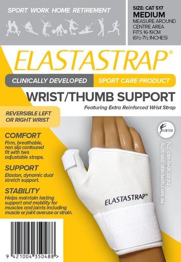 [2180898, cat517] Elastastrap Compression Wrist & Thumb Strap M
