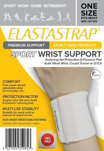 [2294710, cat542] Elastastrap Premium Sports Wrist OSFM